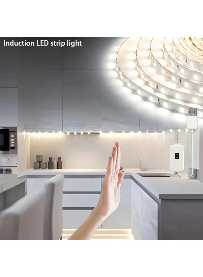 Cool White 2M USB LED Strip Light With Motion Sensor And Switch For Under Cabinet - Image 2